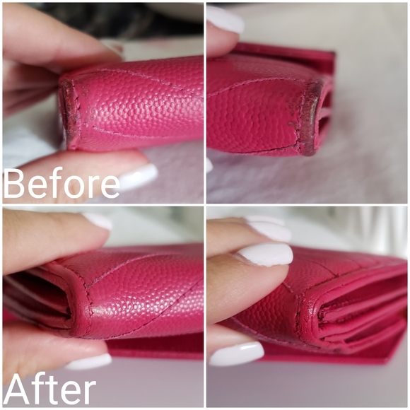 **SOLD** Authentic Pre-owned Yves Saint Laurent Grain De Poudre Envelope Wallet - Picture 14 of 16